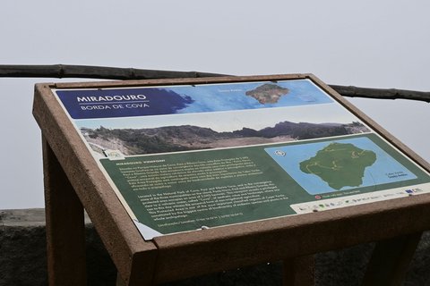 Eine Info-Tafel auf Santo Antão