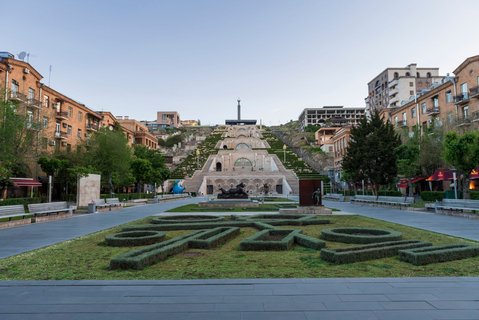 Eine architektonische Sehenswürdigkeit in Jerewan