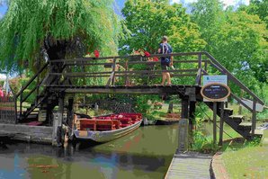 Spaziergang in Lehde, Spreewald.