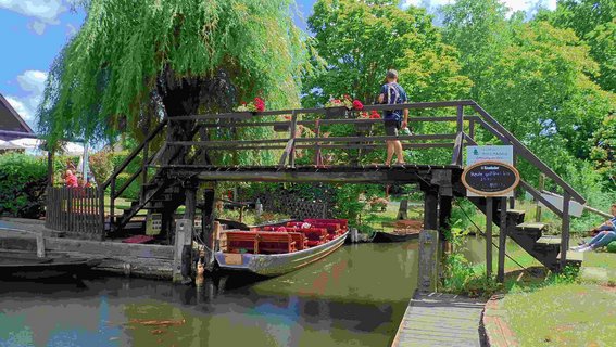 Spaziergang in Lehde, Spreewald.
