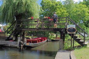 Spaziergang in Lehde, Spreewald.
