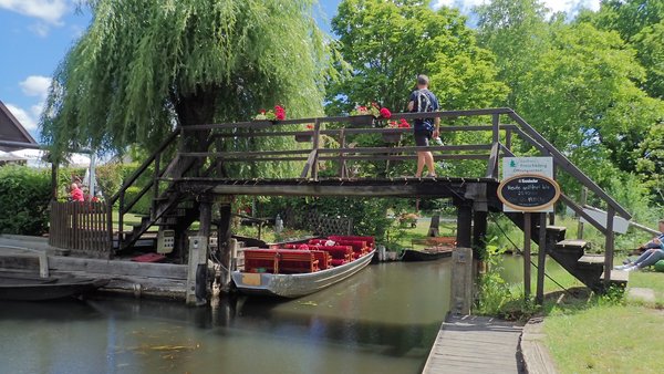 Spaziergang in Lehde, Spreewald.