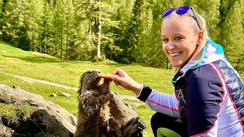 Reiseleiterin Nicole Bergmann