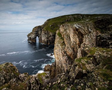 Malerische Klippen im County Donegal