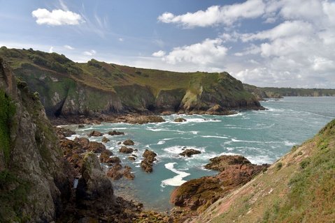Klippen Landschaft am Meer
