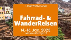 REISEN MIT SINNEN auf der CMT in Stuttgart Werbung für die CMT in Stuttgart