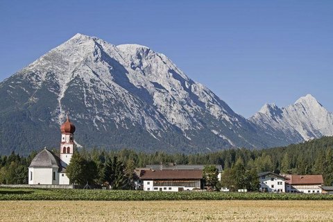 Blick auf das Karwendel Gebirge