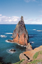 Felstürme im Meer vor Madeira