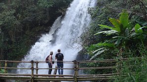 Wasserfall im Doi Inthanon Nationalpark Wasserfall im Doi Inthanon Nationalpark