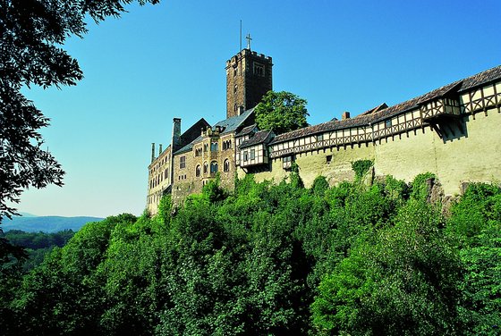 Die Wartburg im Thüringer Wald
