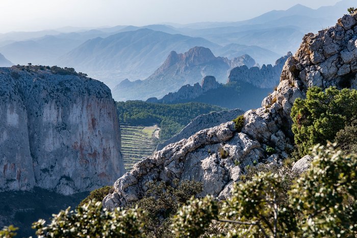 Blick über die Berglandschaft