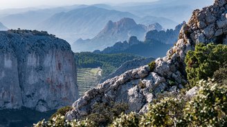 Blick über die Berglandschaft