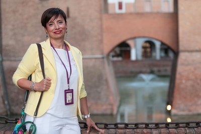 Reiseleiterin Roberta Montanari Reiseleiterin Roberta Montanari