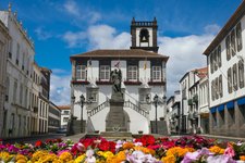 Ein Rathaus auf São Miguel auf den Azoren
