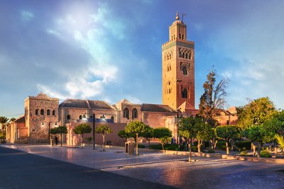 Die Katoubis Moschee in Marrakesch