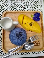 Mango und Sticky Reis auf Koh Yao Noi