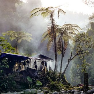 Ein Camp im Gunung Leuser Nationalpark in Indonesien