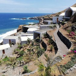 Blick vom Eco-Resort auf das Meer 