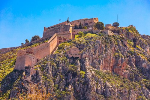 Die Palamidi-Festung in Nafplio Die Palamidi-Festung in Nafplio