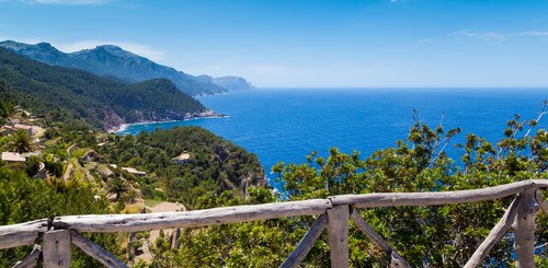 Meerblick vom Serra de Tramuntan Gebirge 