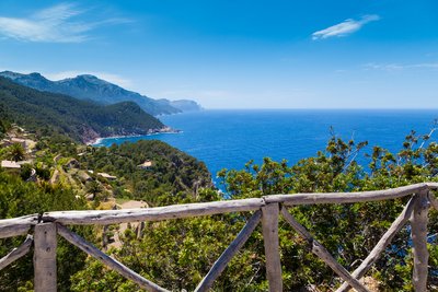 Meerblick vom Serra de Tramuntan Gebirge 