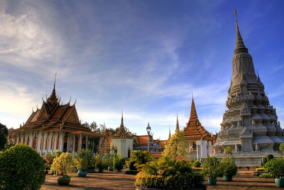 Der Königspalast in Phnom Penh Der Königspalast in Phnom Penh