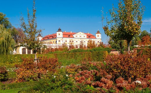 Panoramablick auf das Schloss