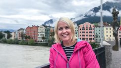 Sandra Westermann in ihrem Urlaub in Österreich.