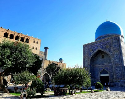 Der Registan Platz in Usbekistan