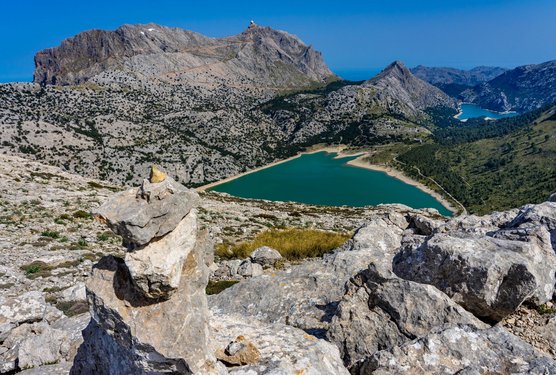 Der Aussichtspunkt Puig de l'Ofre im Tramuntana-Gebirge auf Mallorca