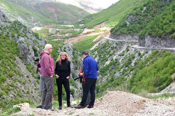 Reisebericht Albanien: Gruppe im Shebenika Nationalpark