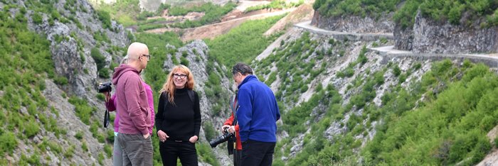 Reisebericht Albanien: Gruppe im Shebenika Nationalpark