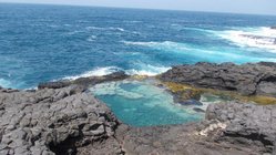 Blick auf den blauen Atlantik