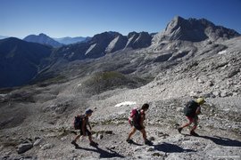 Wandern durch das Zugspitzplatt