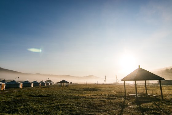 Heiße Quellen in der Mongolei Heiße Quellen in der Mongolei