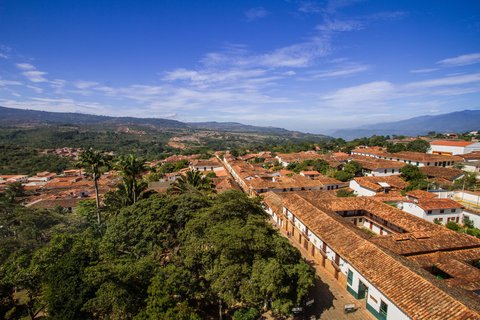 Panorama über die Region und die Stadt