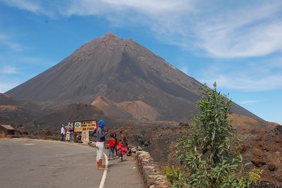 Der Vulkan Pico de Fogo auf der Kapverden-Insel Fogo