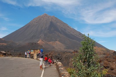 Der Vulkan Pico de Fogo auf der Kapverden-Insel Fogo