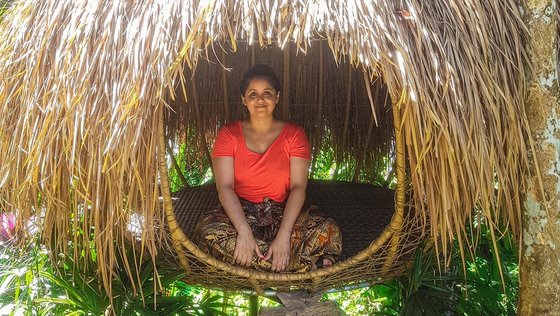 Niyoucha Salimi-Nejad auf Bali