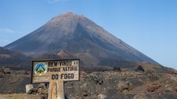 Blick auf den Vulkan auf Fogo Blick auf den Vulkan auf Fogo