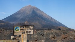 Blick auf den Vulkan auf Fogo